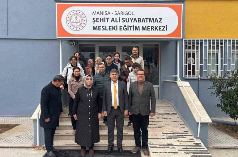 Sarıgöl’de meslek lisesine destek
