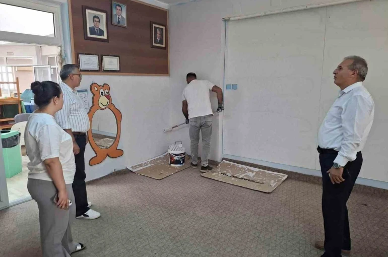 Sarıgöl’de okullar yeni eğitim yılına hazırlanıyor