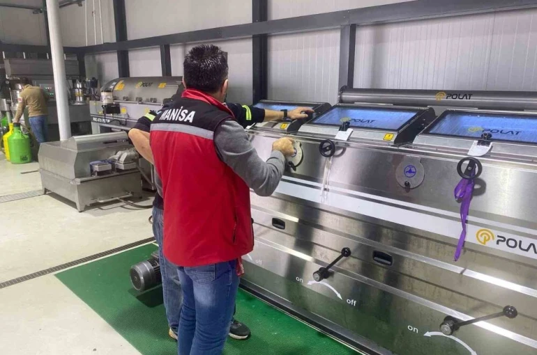 Sarıgöl’de zeytinyağı üretim tesislerine denetim