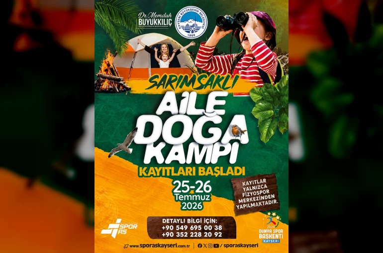 Sarımsaklı Aile Doğa Kampı başladı