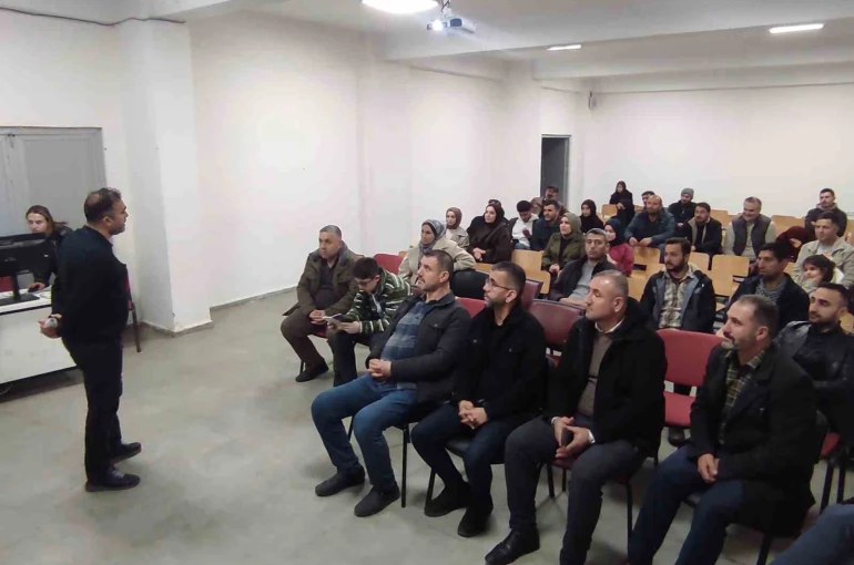 Sason’da arıcılığı geliştirme projesi kapsamında 70 adaya eğitim verildi