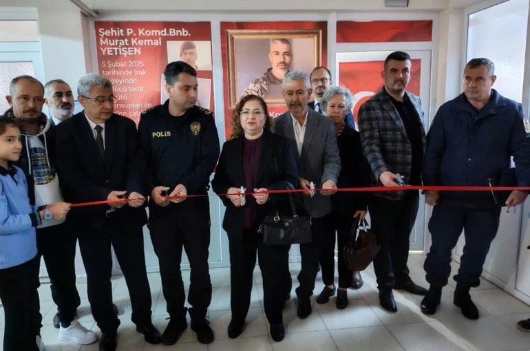 Şehit Binbaşı Yetişen’in adı Mursallı’da kurulan kütüphanede yaşayacak