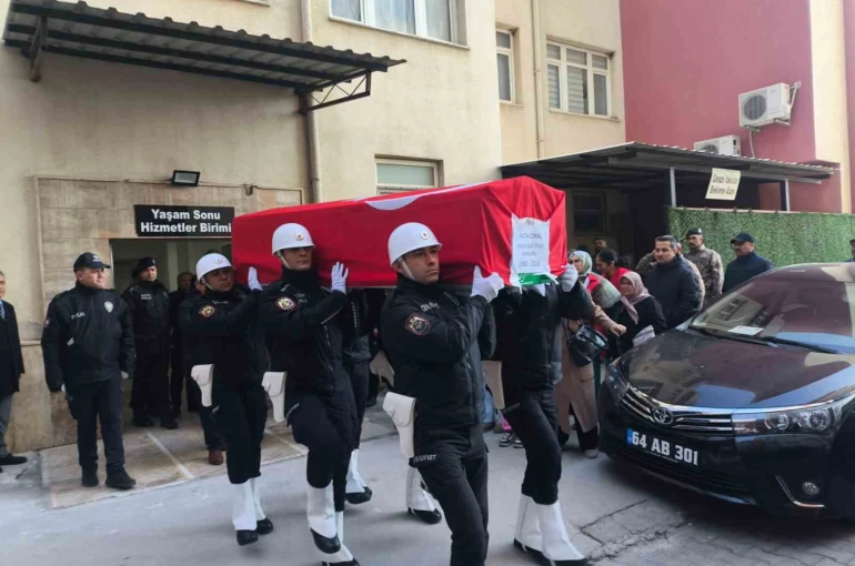 Şehit polis memuru Aydın’dan memleketine uğurlandı