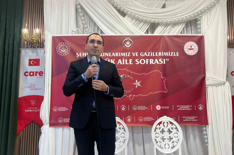 Şehit yakınları ve gaziler gönül sofrasında buluştu