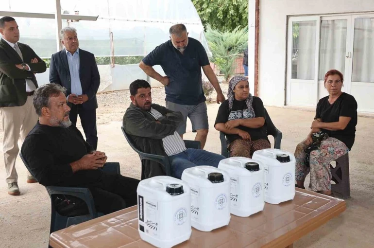 Selden zarar gören Ortaca’lı üreticiye büyükşehir desteği