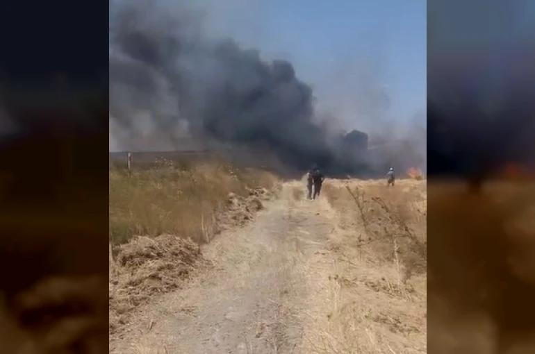 Seyitgazi ilçesinde bir yangın daha