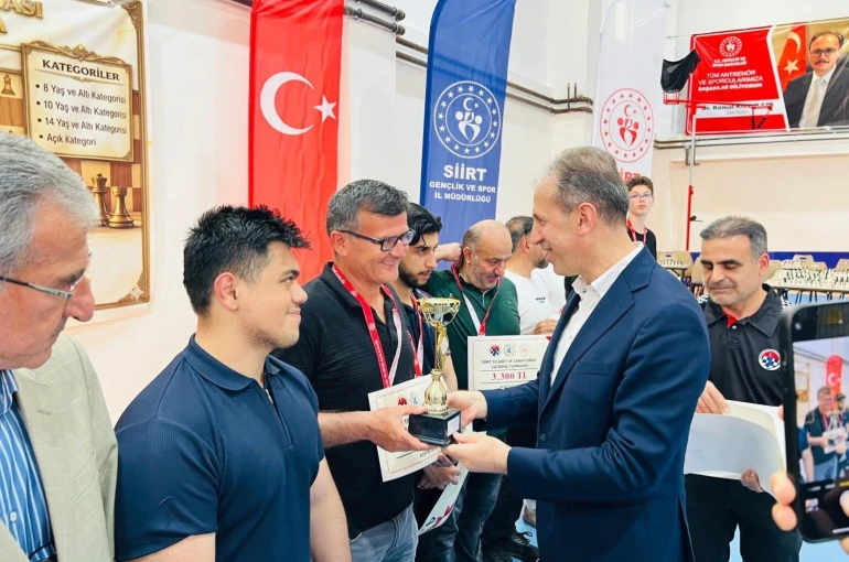 Siirt TSO Satranç Turnuvası tamamlandı