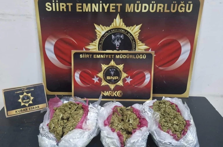 Siirt’te aranan 33 şahıs yakalandı, çok sayıda suç unsuru ele geçirildi