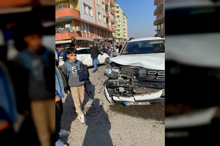 Siirt’te iki otomobil çarpıştı: 1 yaralı