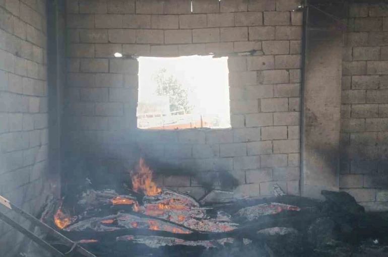 Siirt’te korkutan yangın
