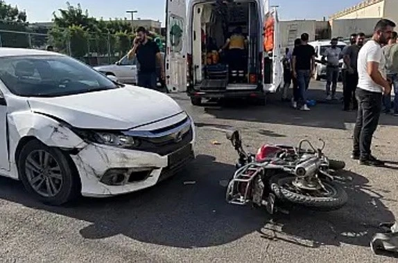 Siirt’te otomobil ile motosiklet çarpıştı: 2 yaralı
