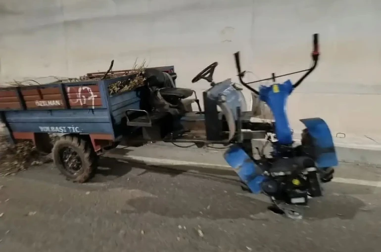 Siirt’te otomobil ile patpat çarpıştı: 1 yaralı