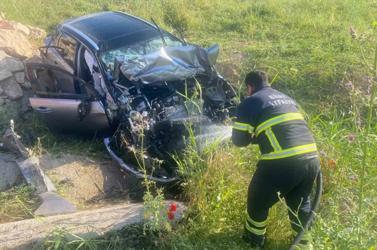 Siirt’te trafik kazası: 1 yaralı