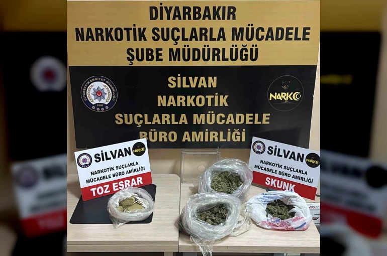 Silvan’da uyuşturucu tacirlerine şafak operasyonu: 1 tutuklama