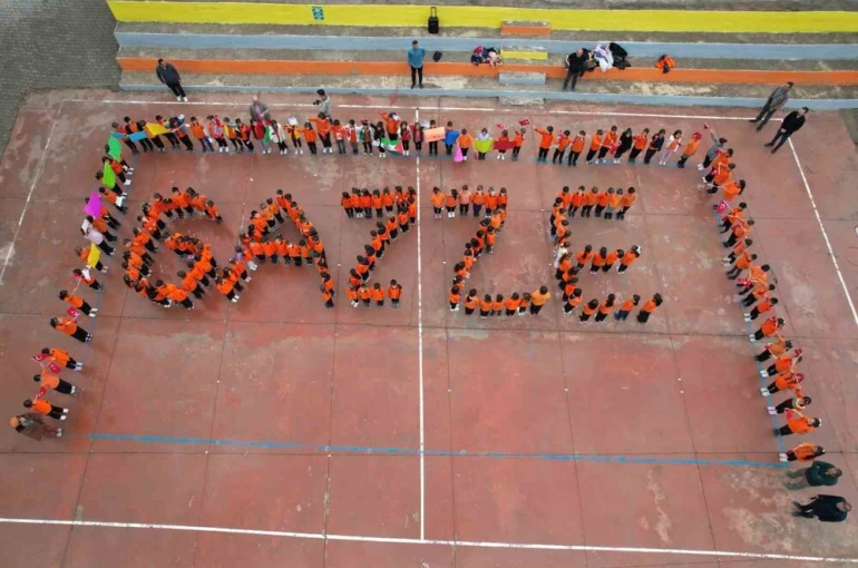 Sındırgı’da miniklerden Gazze’ye anlamlı destek