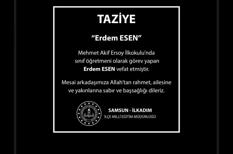 Sınıf öğretmeni kalp krizi sonucu hayatını kaybetti