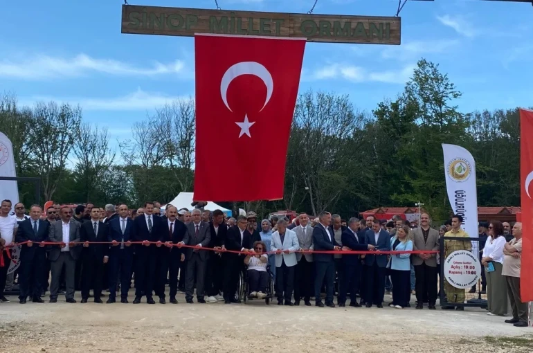Sinop Millet Ormanı hizmete açıldı