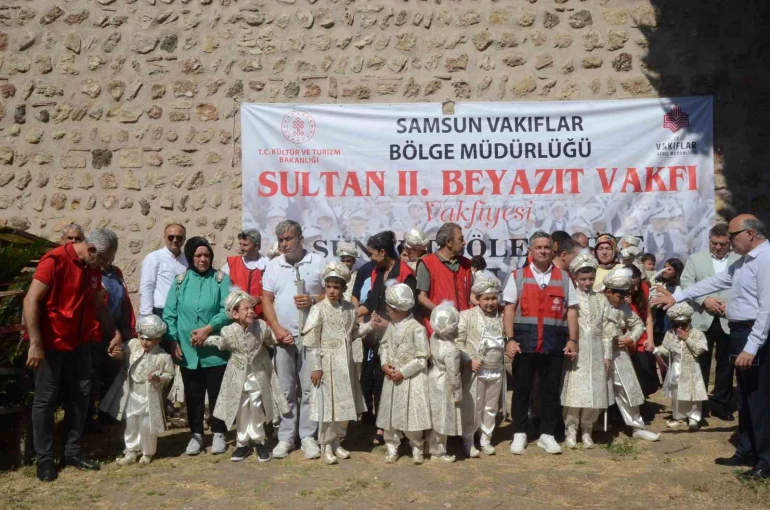 Sinop’ta 25 çocuk için sünnet şöleni