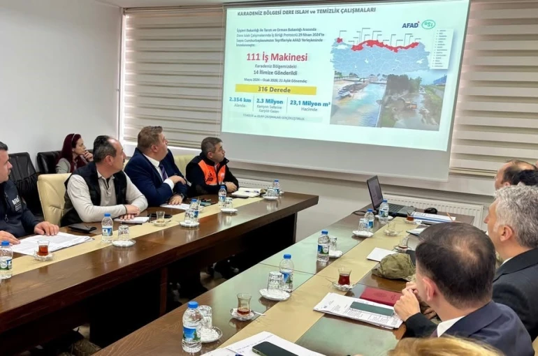 Sinop’ta afetlere karşı hazırlık toplantısı 