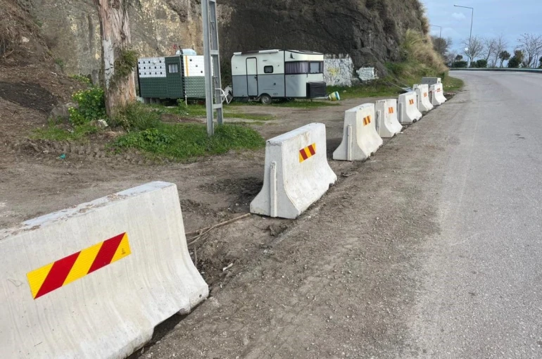 Sinop’ta karavan işgaline ‘beton’ set