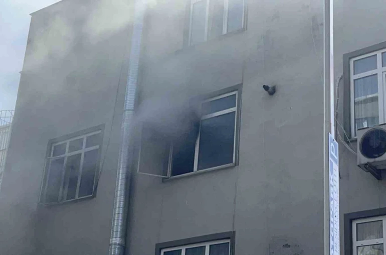 Sinop’ta mutfak yangını