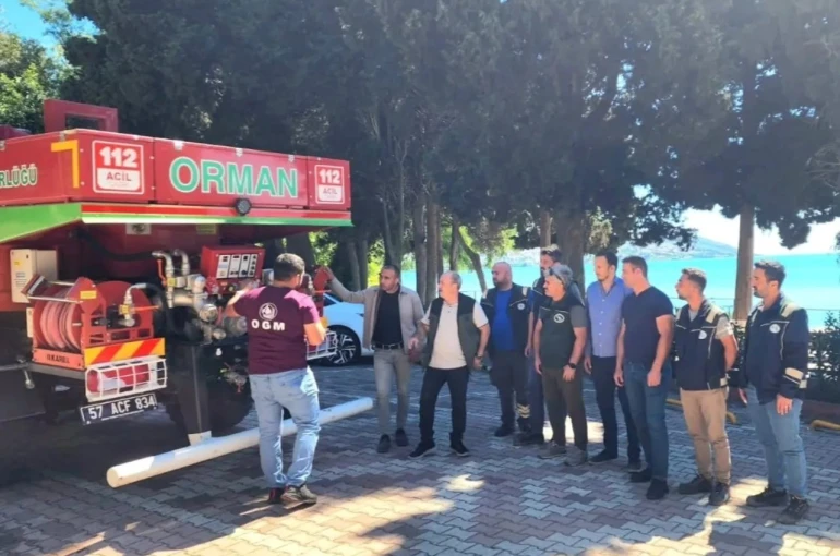 Sinop’ta orman yangınlarıyla mücadele için kurumlar el ele verdi