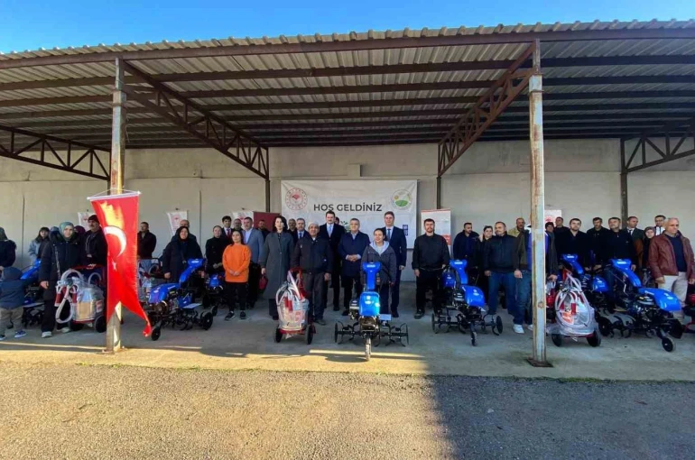Sinop’ta üreticiye yüzde 100 hibeli makine desteği