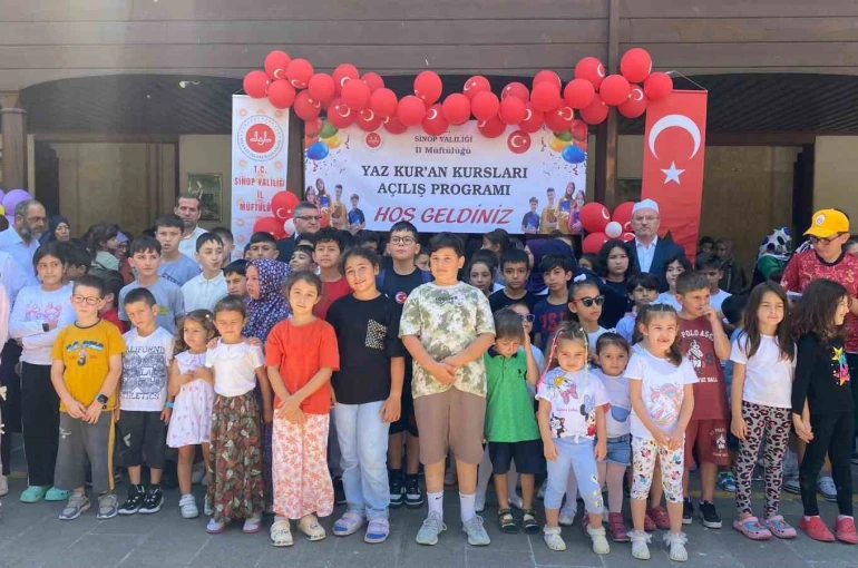 Sinop’ta yaz Kur’an kursları başladı