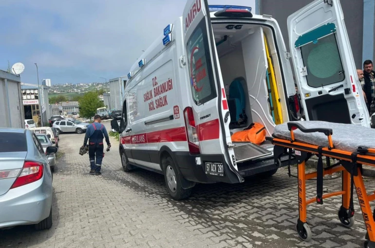 Sinop’ta yük asansörünün halatı koptu: 2 yaralı