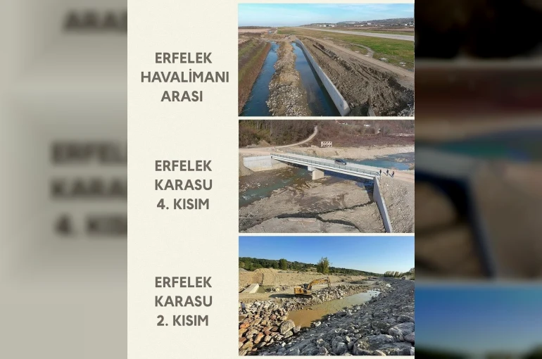 Sinop’taki taşkın kontrol yatırımları