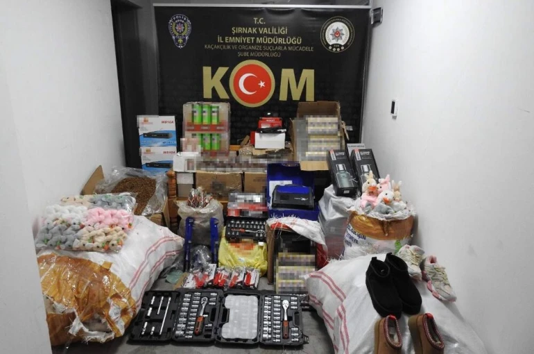 Şırnak’ta 23 milyon liralık kaçak malzeme ele geçirildi