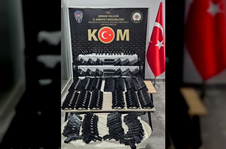Şırnak’ta 500 tabanca ele geçirildi