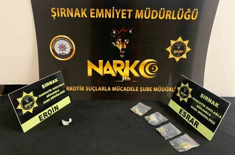 Şırnak’ta asayiş, kaçakçılık ve narkotik operasyonu: 4 tutuklama