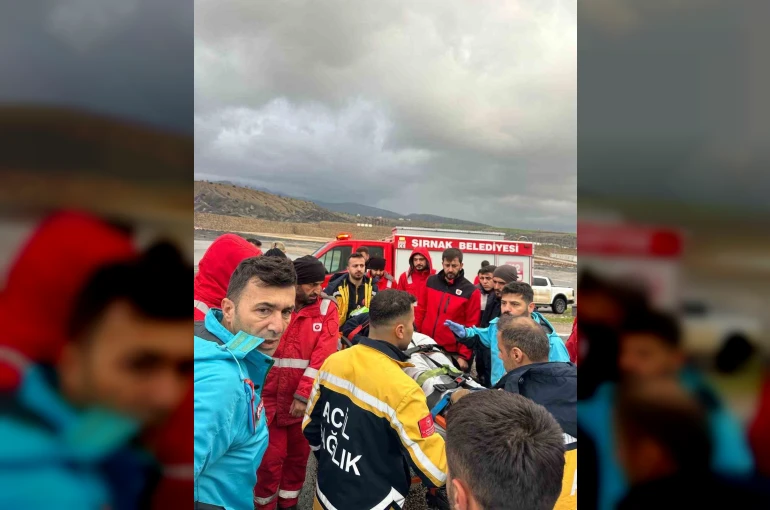 Şırnak’ta işçileri taşıyan servis kaza yaptı: 9 yaralı