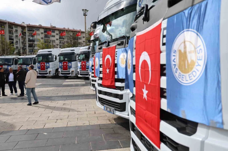Sivas Belediyesi 509 milyon TL’lik 110 yeni aracı filosuna kattı