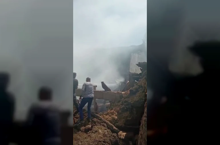 Sivas’ta mutfak tüpü patladı, çıkan yangında bir kişi dumandan etkilendi