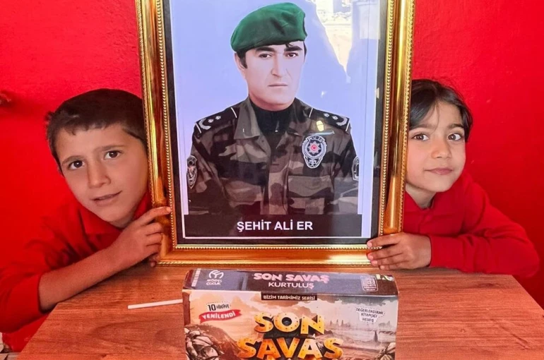 Siverek kamışlı ilkokulu’nda şehitlerimiz için anlamlı çalışma