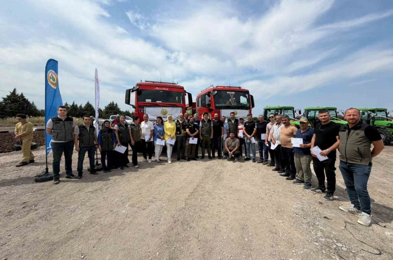 SODOS’un yangın kahramanları sertifikalarını aldı