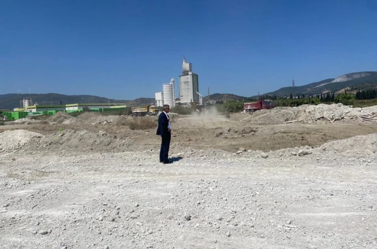 Söke’de 40 derslikli meslek lisesinin yapımı sürüyor