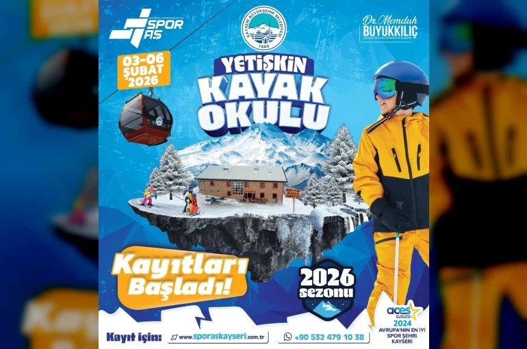 Spor A.Ş. Yetişkin Kayak Okulu kayıtları başladı