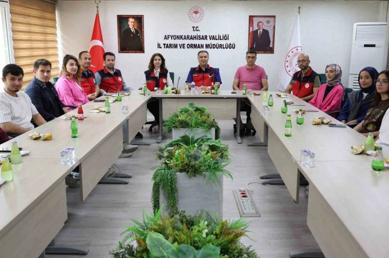 Stajyer öğrencilere kurum tanıtımı yapıldı
