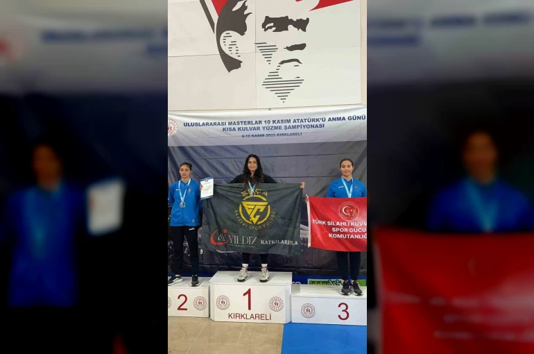 Sudenas Çakmak, 3 kez Türkiye rekoru kırdı