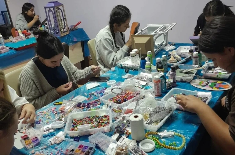 Sultanhisar’da yurtta kalan öğrenciler, yeteneklerini keşfediyor