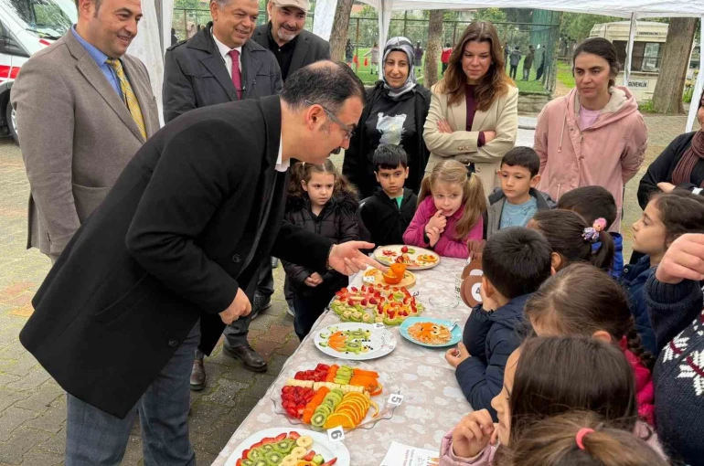 Sultanhisarlı öğrencilere sağlıklı beslenme anlatıldı