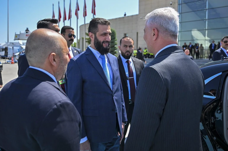 Suriye Cumhurbaşkanı Şara Ankara'da