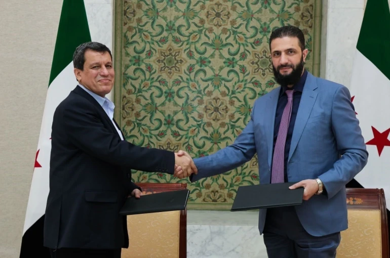 Suriye hükümeti ile SDG arasında kapsamlı entegrasyon anlaşması