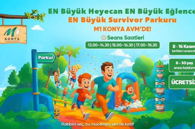 Survivor heyecanı M1 Konya AVM’ye taşınıyor