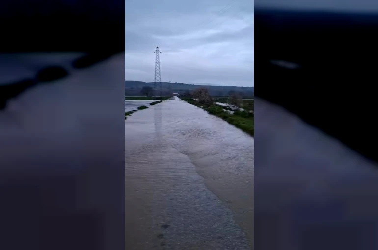 Susurluk Çayı’nda sular yükseldi