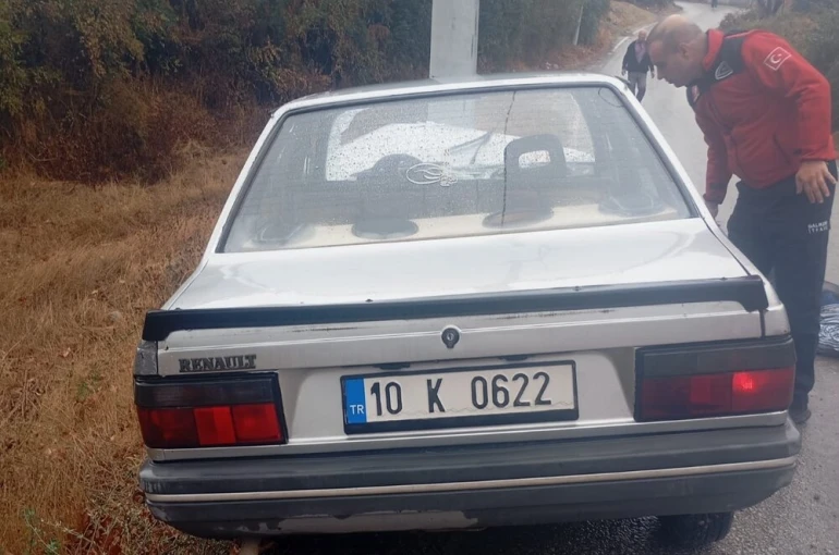 Susurluk’ta trafik kazası: 1 yaralı