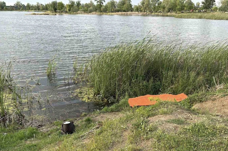 Tabiat parkındaki gölette kadın cesedi bulundu